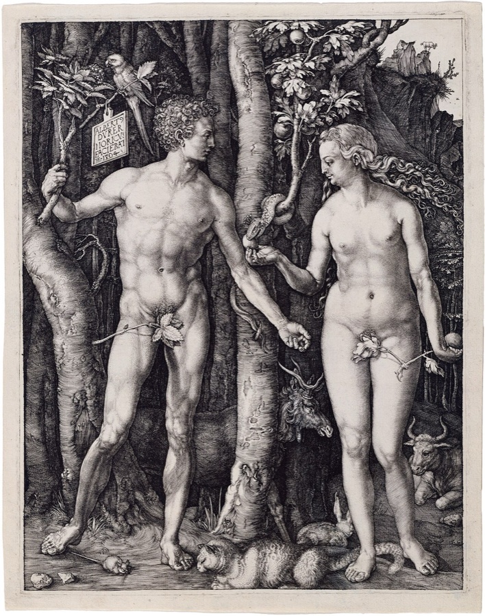 Being naked in public