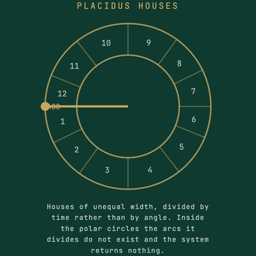 Placidus houses
